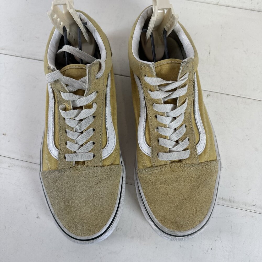 Vans Skate Old Skool Suede Canvas Shoes Banana Yellow Mens 6 Womens 7.5 - Picture 6 of 12